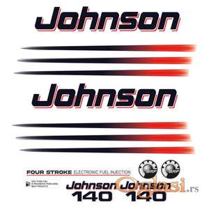 Johnson 140 nalepnice za vanbrodski motor